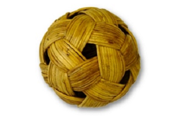 An original rattan ball